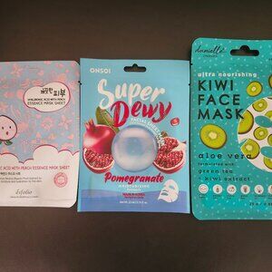 Bundle of face sheet masks